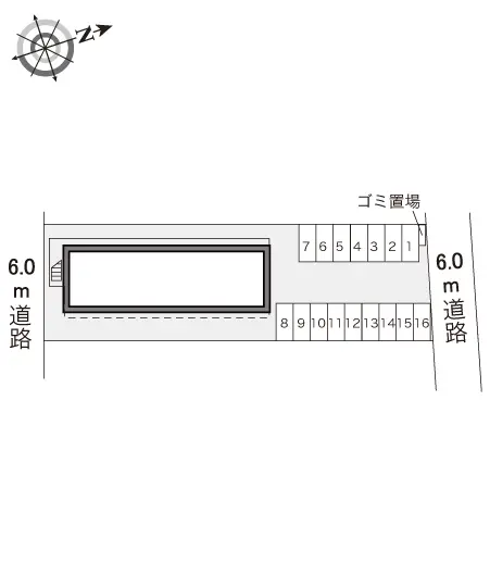 ★手数料０円★越前市妙法寺町　月極駐車場（LP）